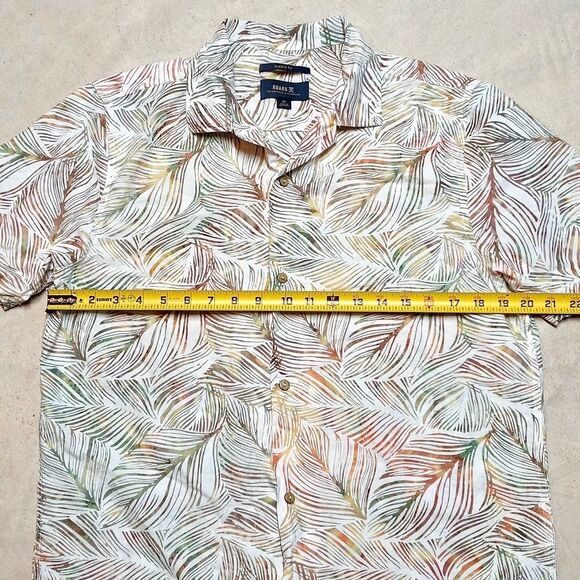 Roark Shirt Mens Size M Short Sleeve Button Classic Fit Summer Floral Tropical - Picture 9 of 9
